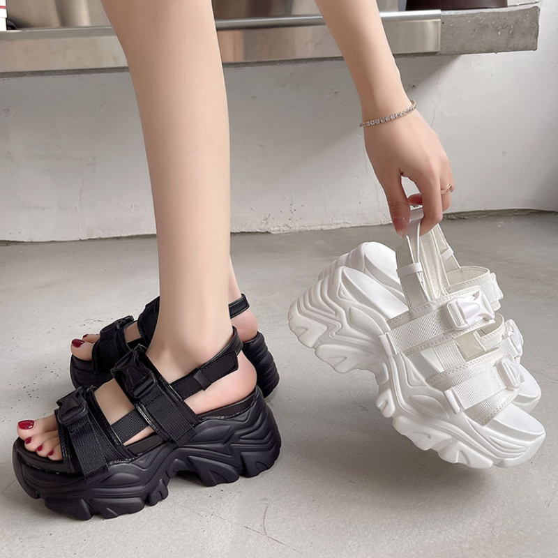 High sole sandals hot sale
