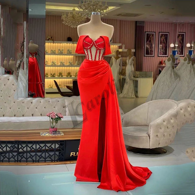 white christmas dresses A Line Spaghetti Straps Corset Ruffled Prom Dress, Blue / 2 main image 1