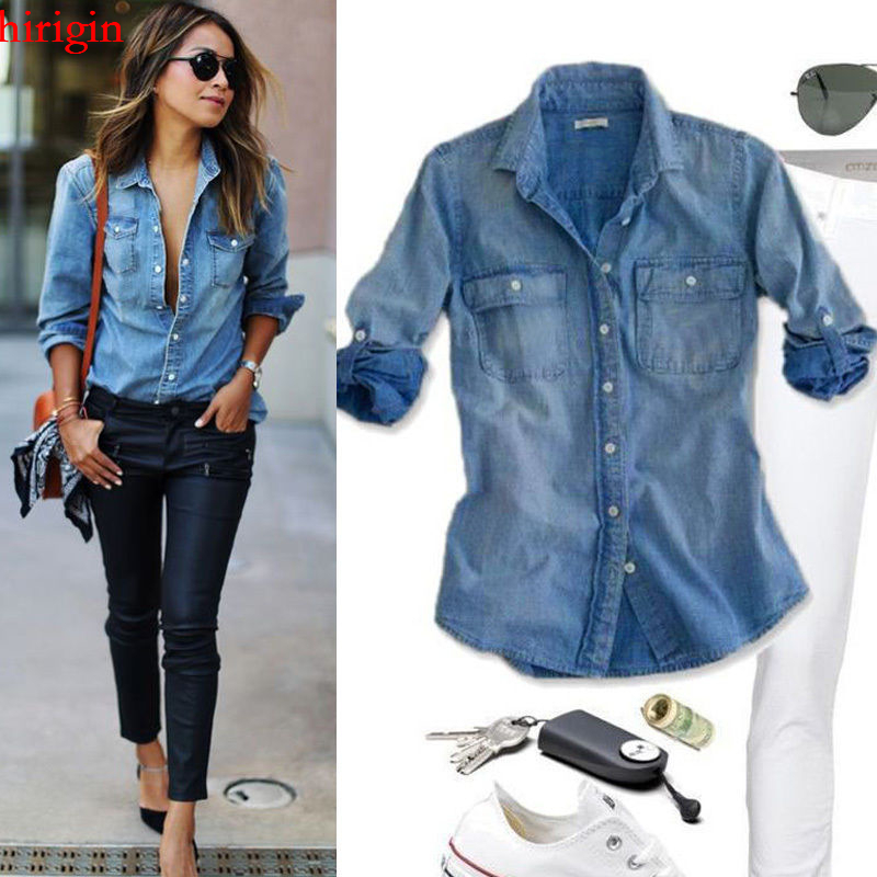 Denim shirts for girls store