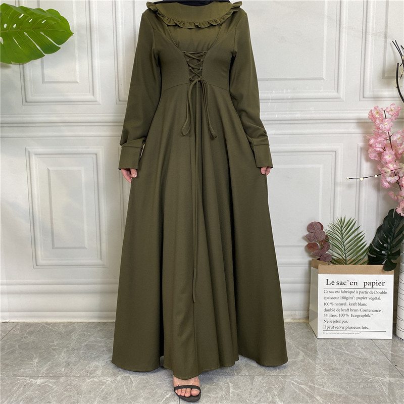 130-Ramadan Thick Crepe Plain Arabic Long Dresses For Muslim Women Abaya Dubai Evening Hijab Dress Turkish Islamic Pakistani-Description 130-Ramadan Thick Crepe Plain Arabic Long Dresses For Muslim Women Abaya Dubai Evening Hijab Dress Turkish Islamic Pakistani-Description