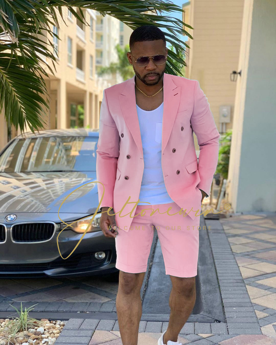 Double breasted hot sale jacket casual