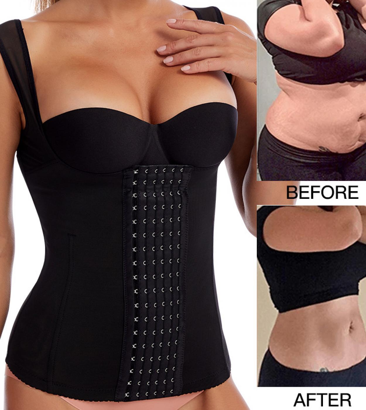 Women Corset Body Shaper Waist Trainer Vest Tummy Control Shapewear Tank  Top