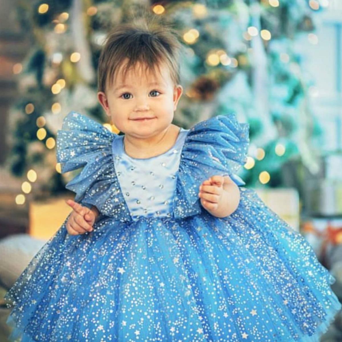 Ladies baby shop blue dress
