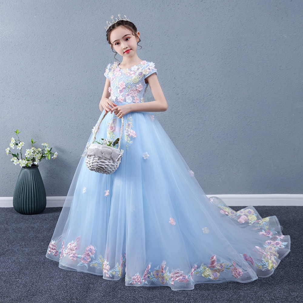 Simple dress for 7th birthday girl hot sale