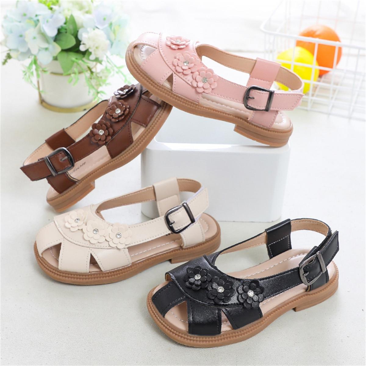 Infant girl sandals size on sale 4