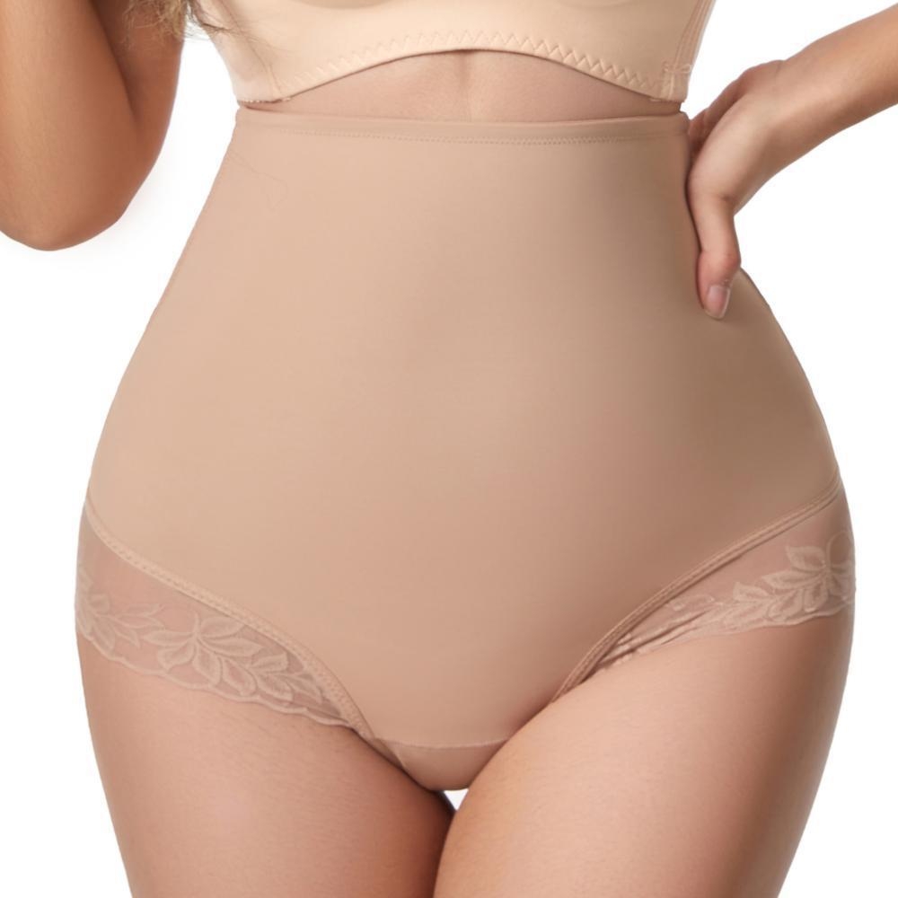 High-Waist Lace Stitching Body Sculpting Panties High-Waist Lace Stitching Body Sculpting Panties