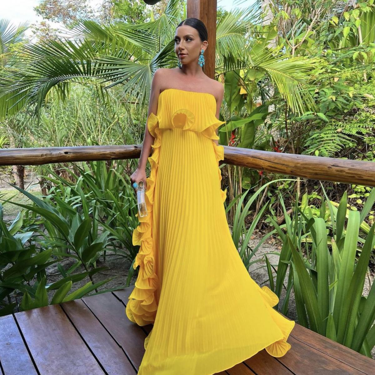 Trendy yellow shop dresses