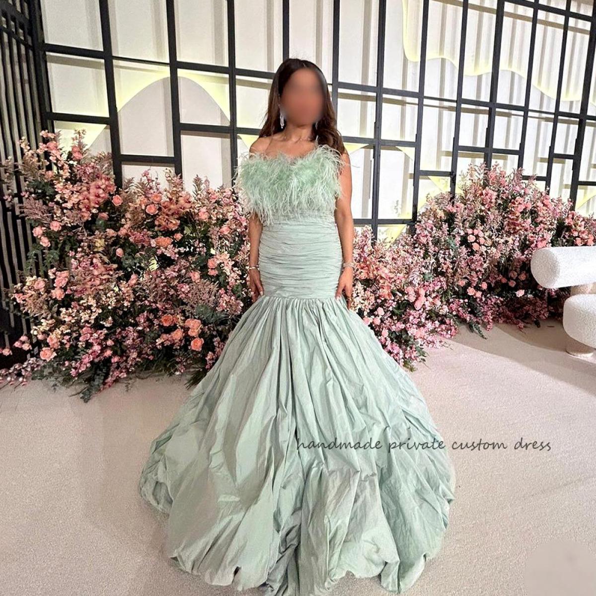 embellished mermaid prom dress The Alyssa Embellished Pastel Mermaid Dress Pink / 6