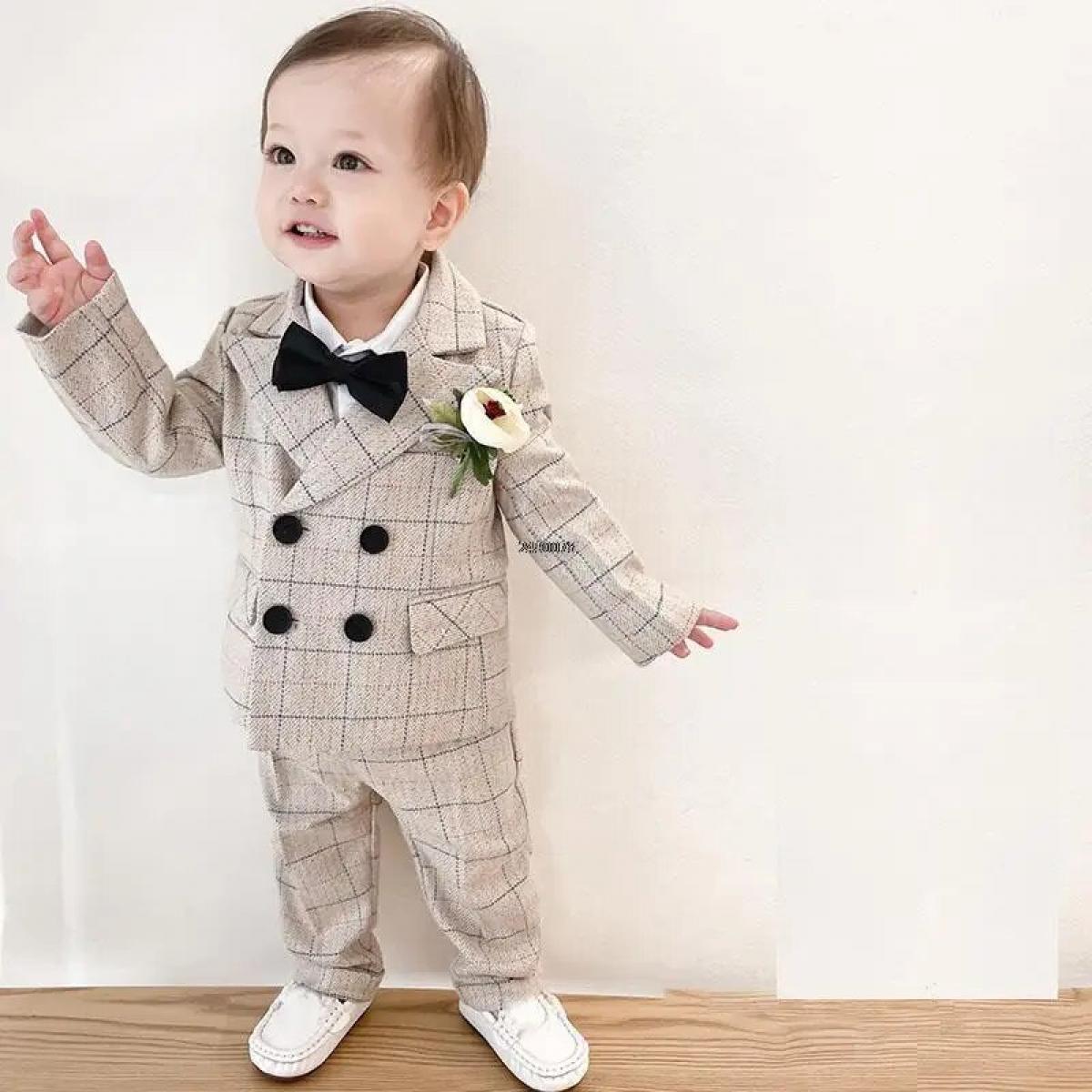 113 Children Suit Baby Boy Birthday Dress Kids Blazer Baby Boy Clothes Suit Birthday Suits Blazers Description
