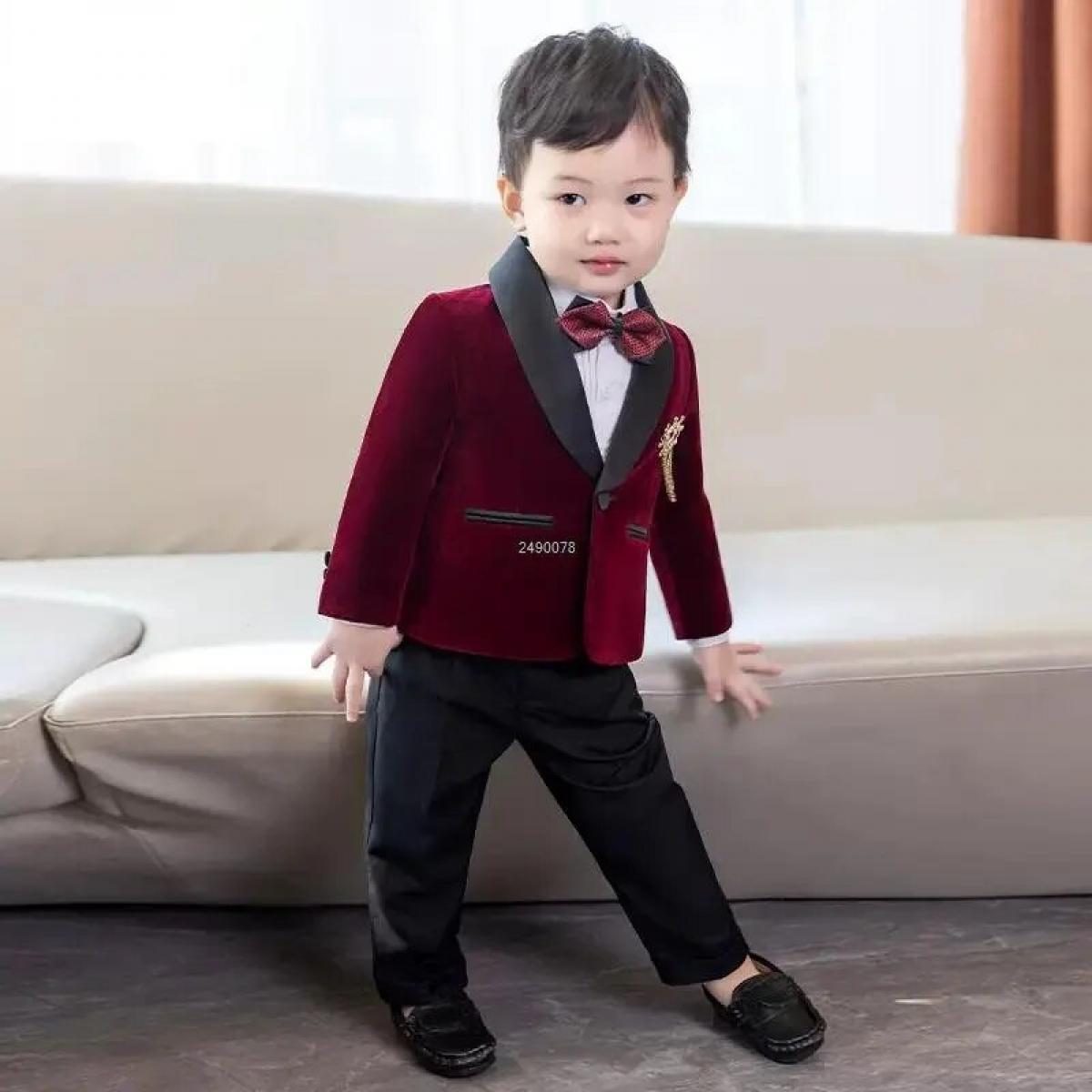 Velvet blazer baby boy hot sale