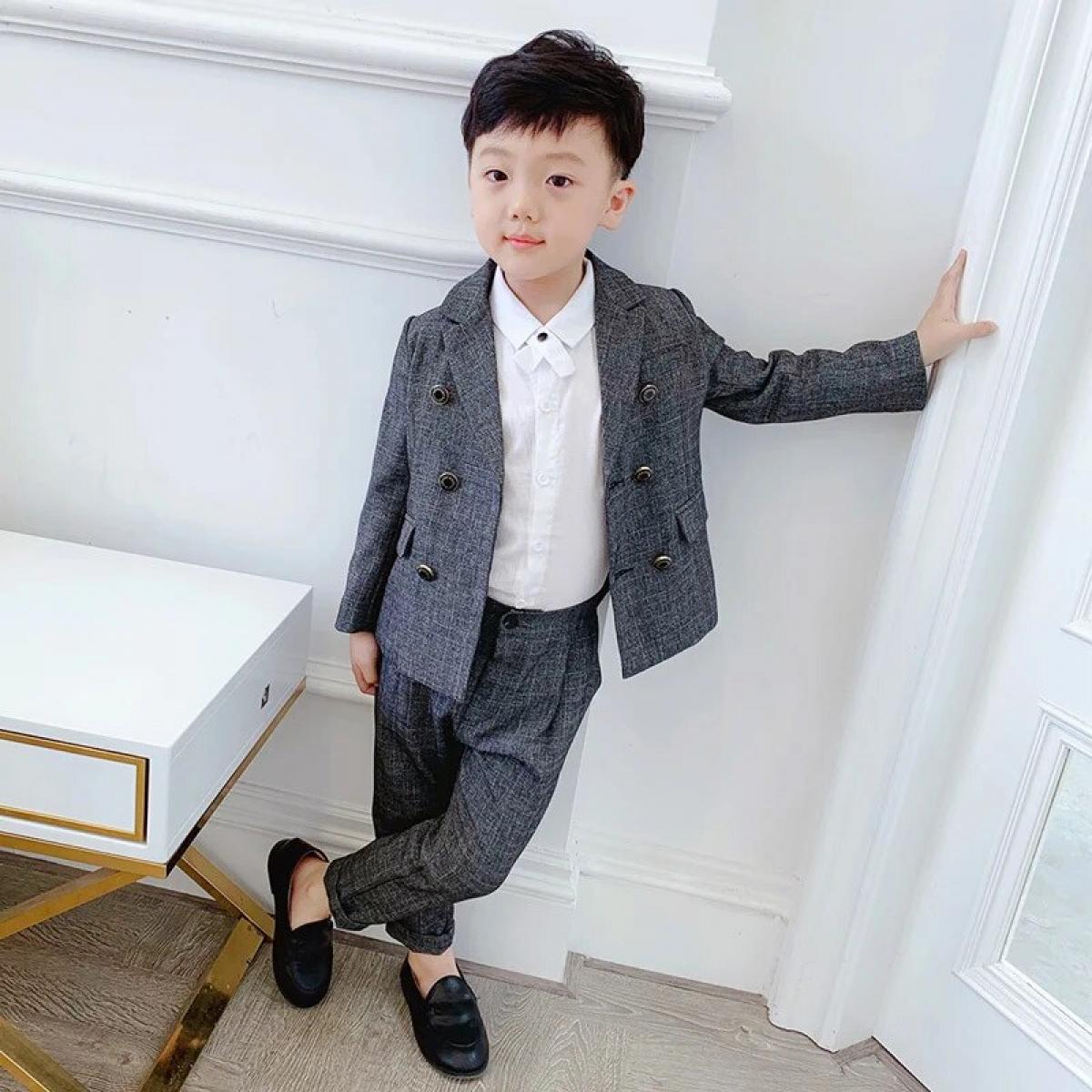 Boys double breasted jacket best sale