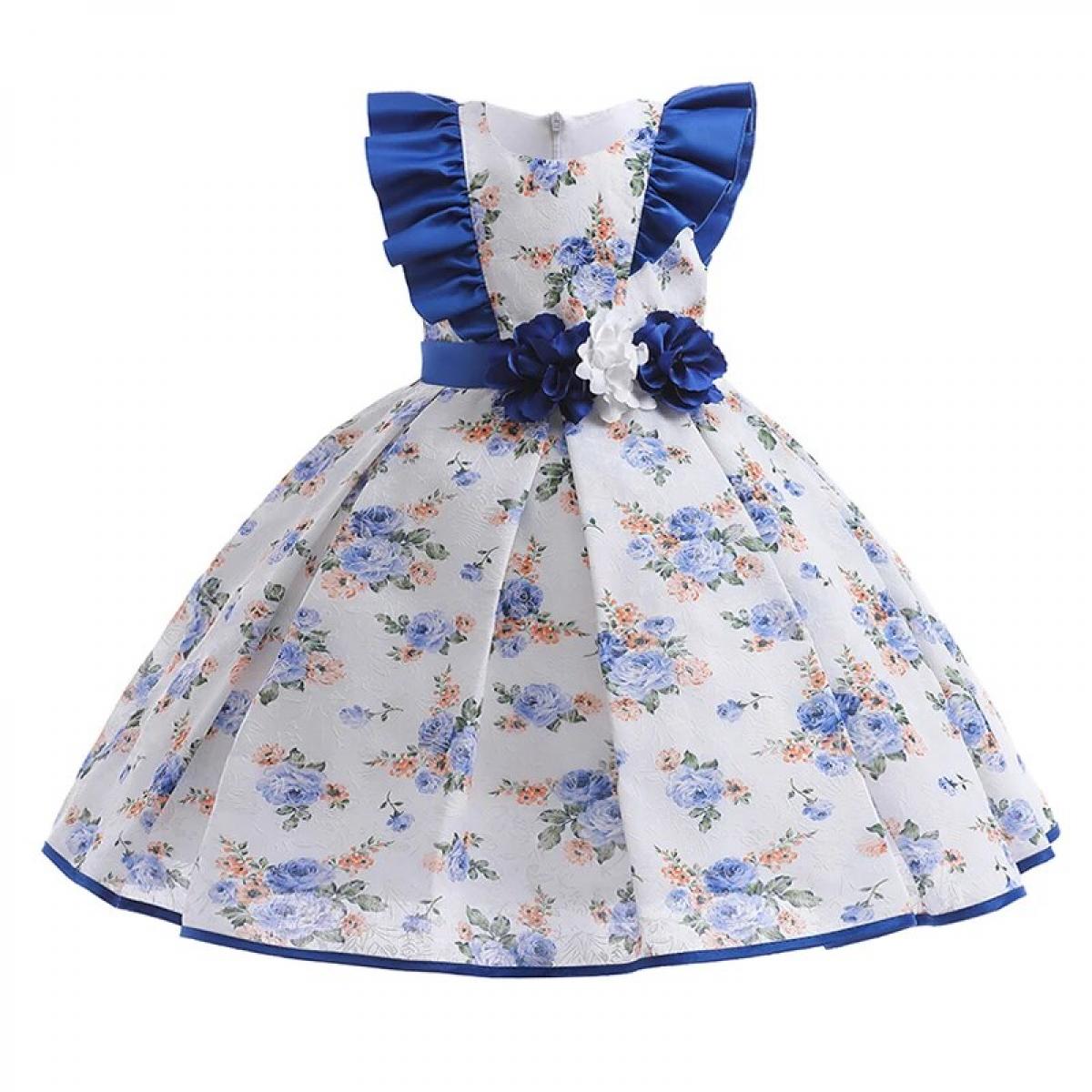 open lace back dress Baby Girl Tutu Party Gown Flower Girls Dresses for Wedding 1 2 3 4 5 Y –  Mega Mart Center