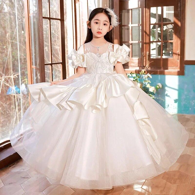 188-Elegant First Communion Dresses Girls Girl Dresses Wedding First  Communion Kids -Description