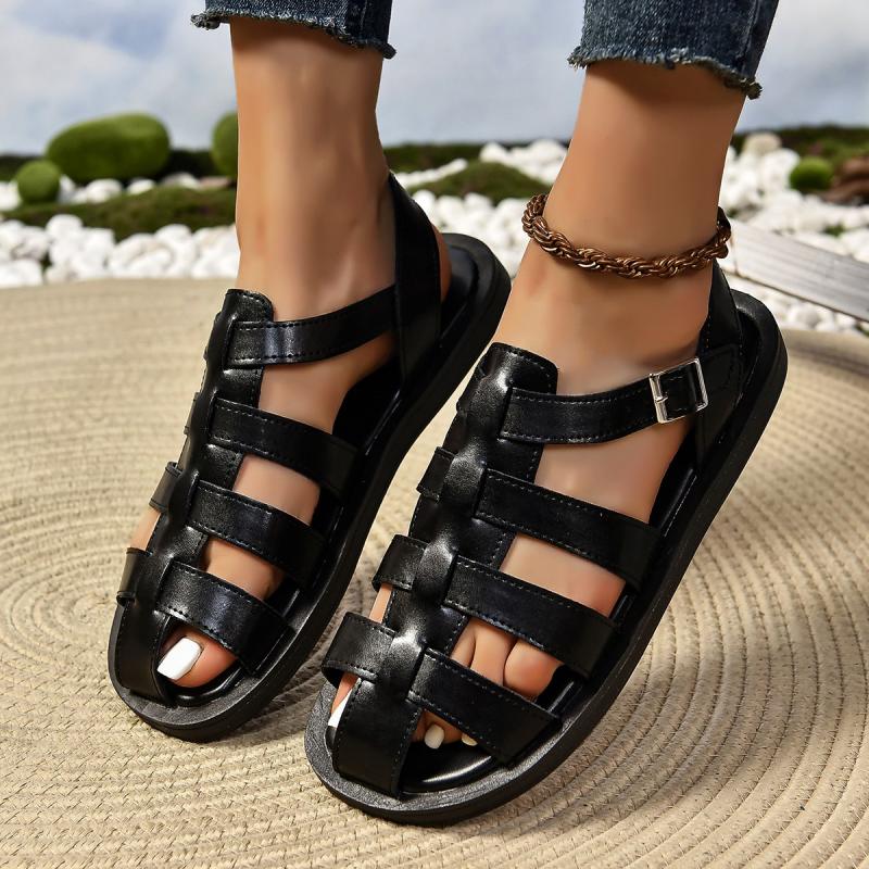 60 New Women Flats Sandals Summer Dress Sandals Fashion Slides Walking Brand Gladiator Sandals Designer Classic Cozy Female Description