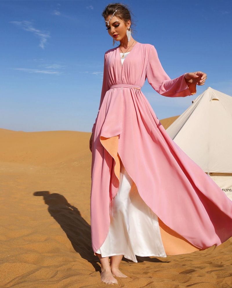 Chiffon double cheap layer dress