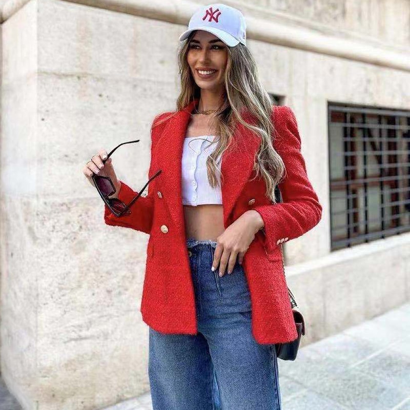 Cute red blazer clearance
